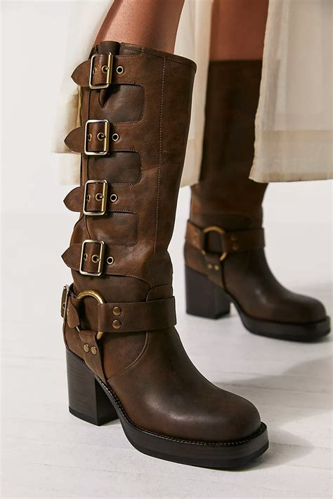 miu miu cat boots|miu biker boots.